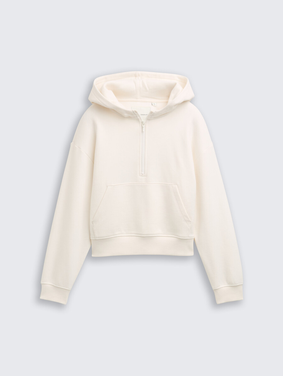 sudadera con capucha y cremallera
