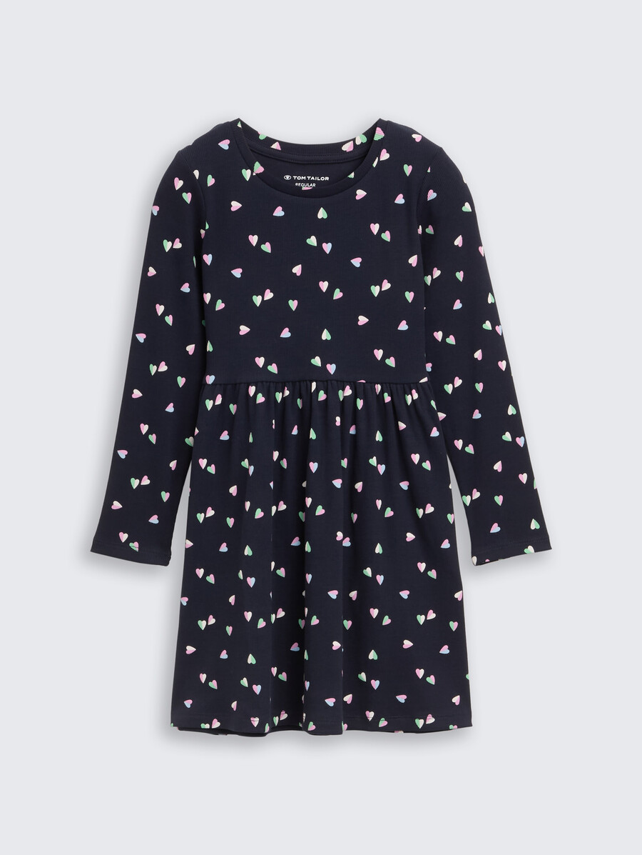 mini vestido con estampado integral