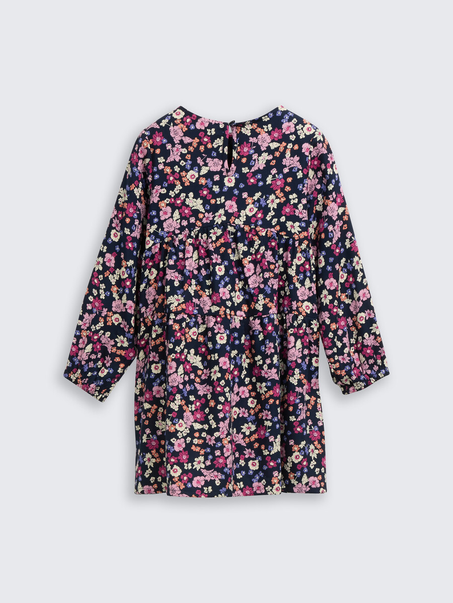 mini vestido con estampado floral