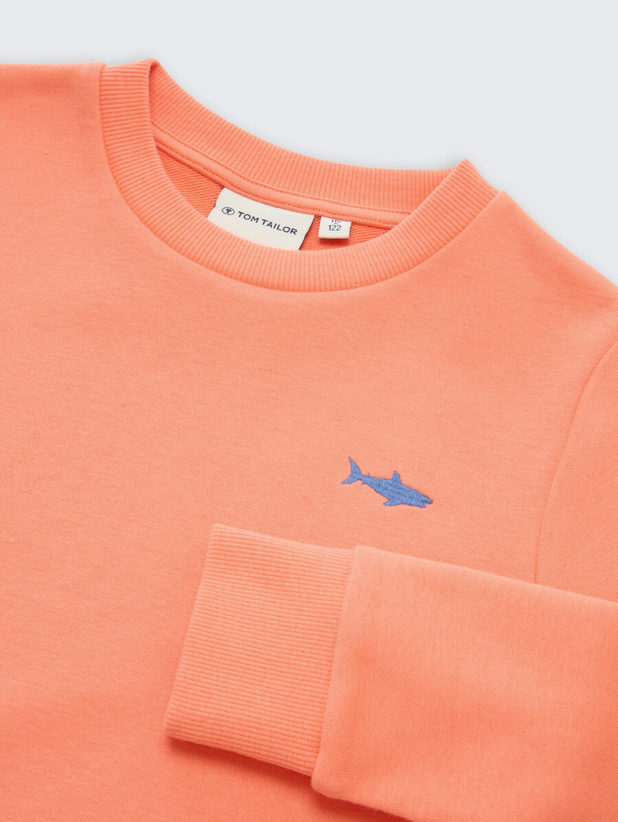 sudadera básica con estampado