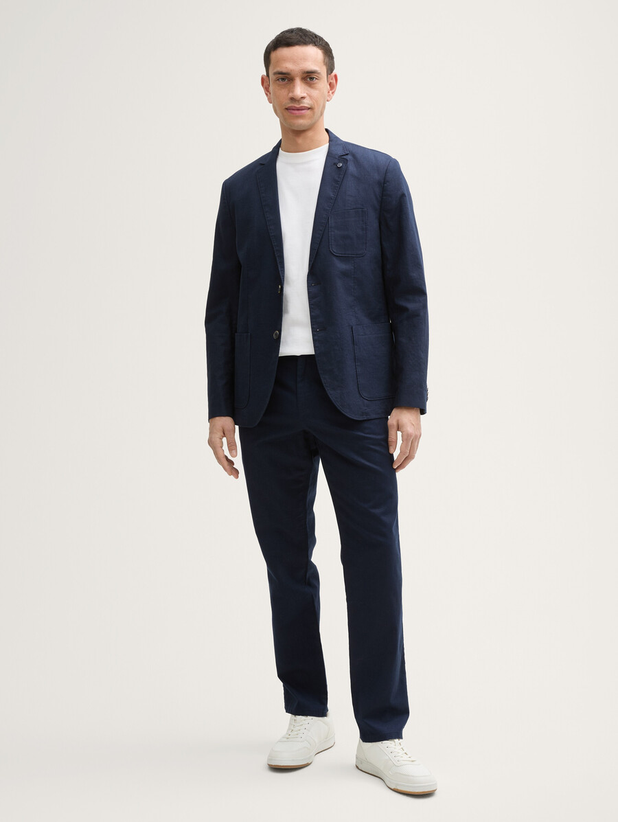 chaqueta con contenido de lino