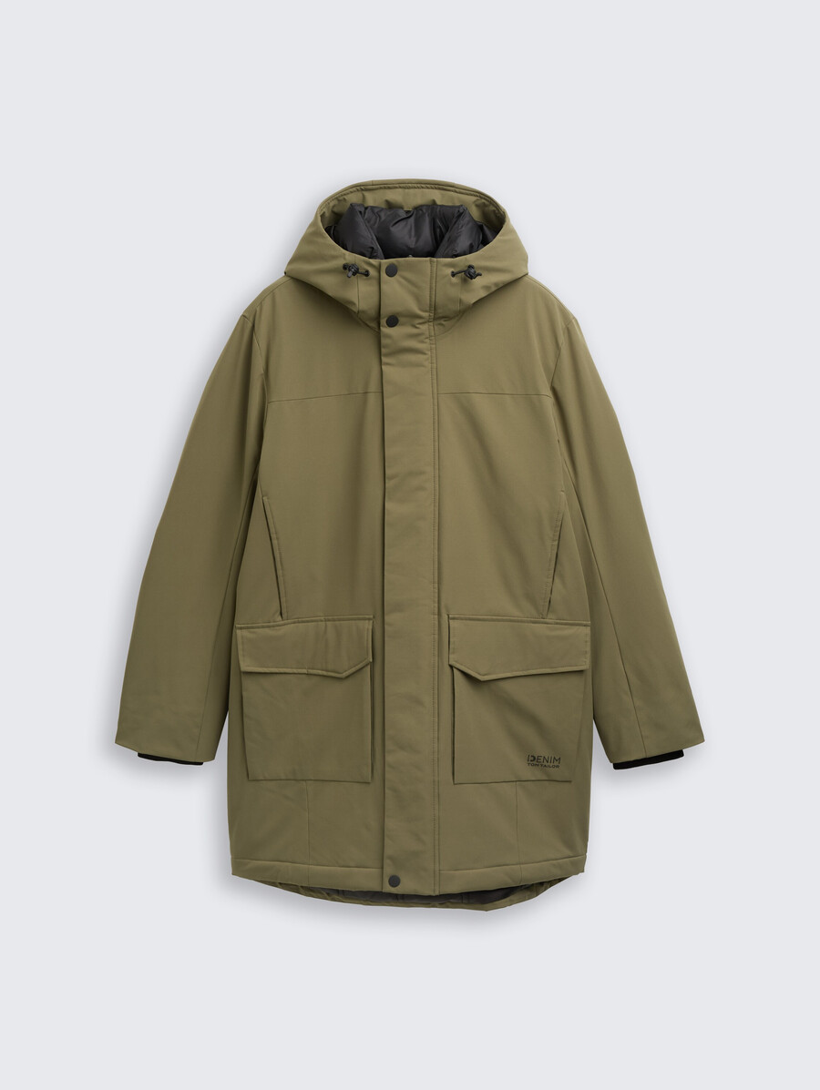 parka con función repelente al agua