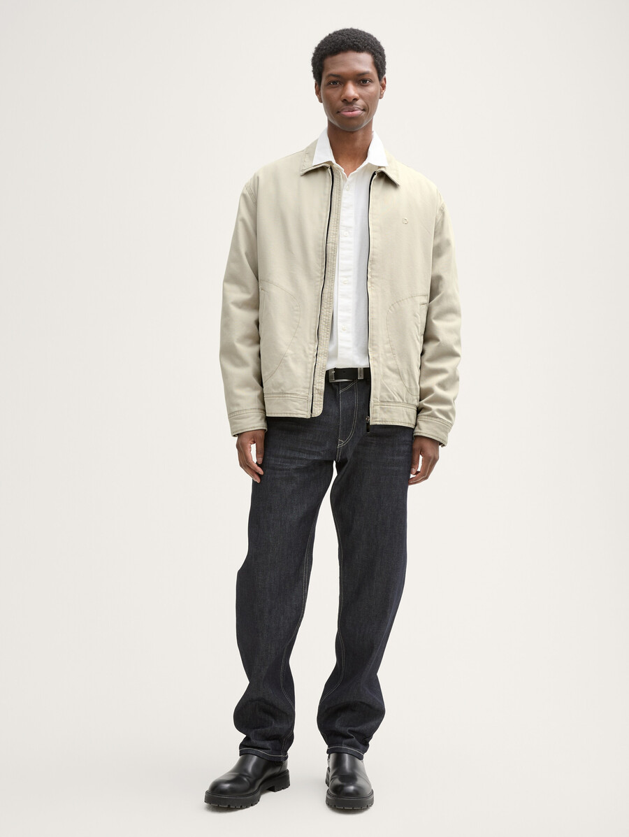 chaqueta de algodón de corte relajado