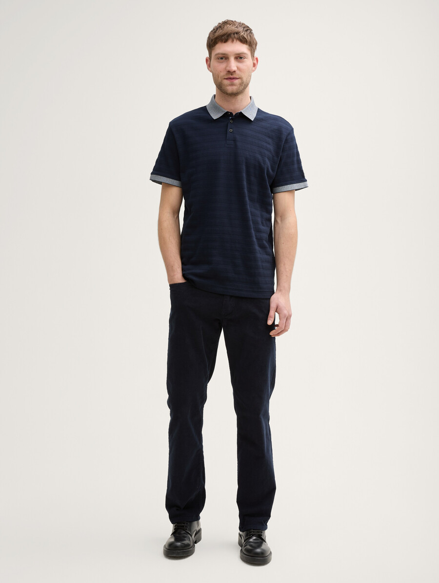 camisa polo de algodón