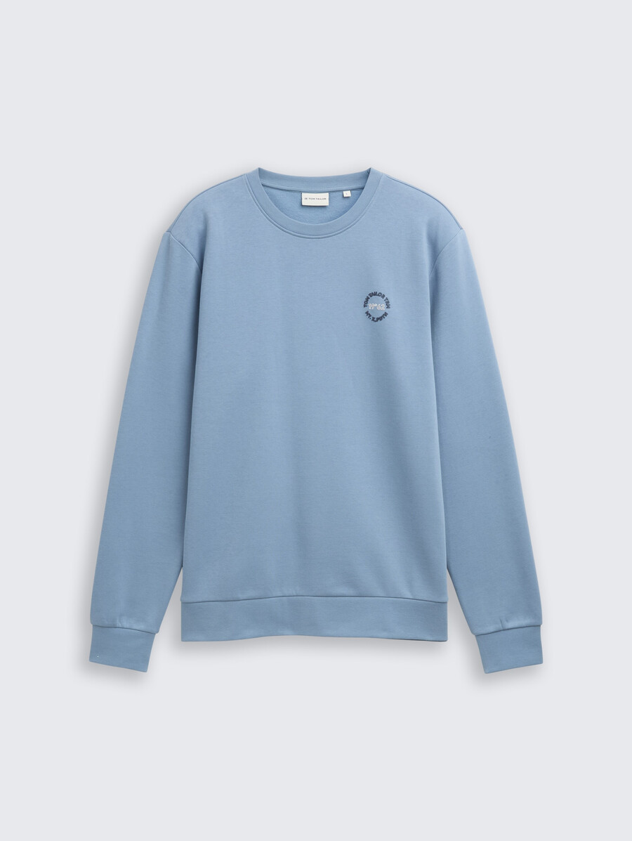 sudadera con estampado de logo