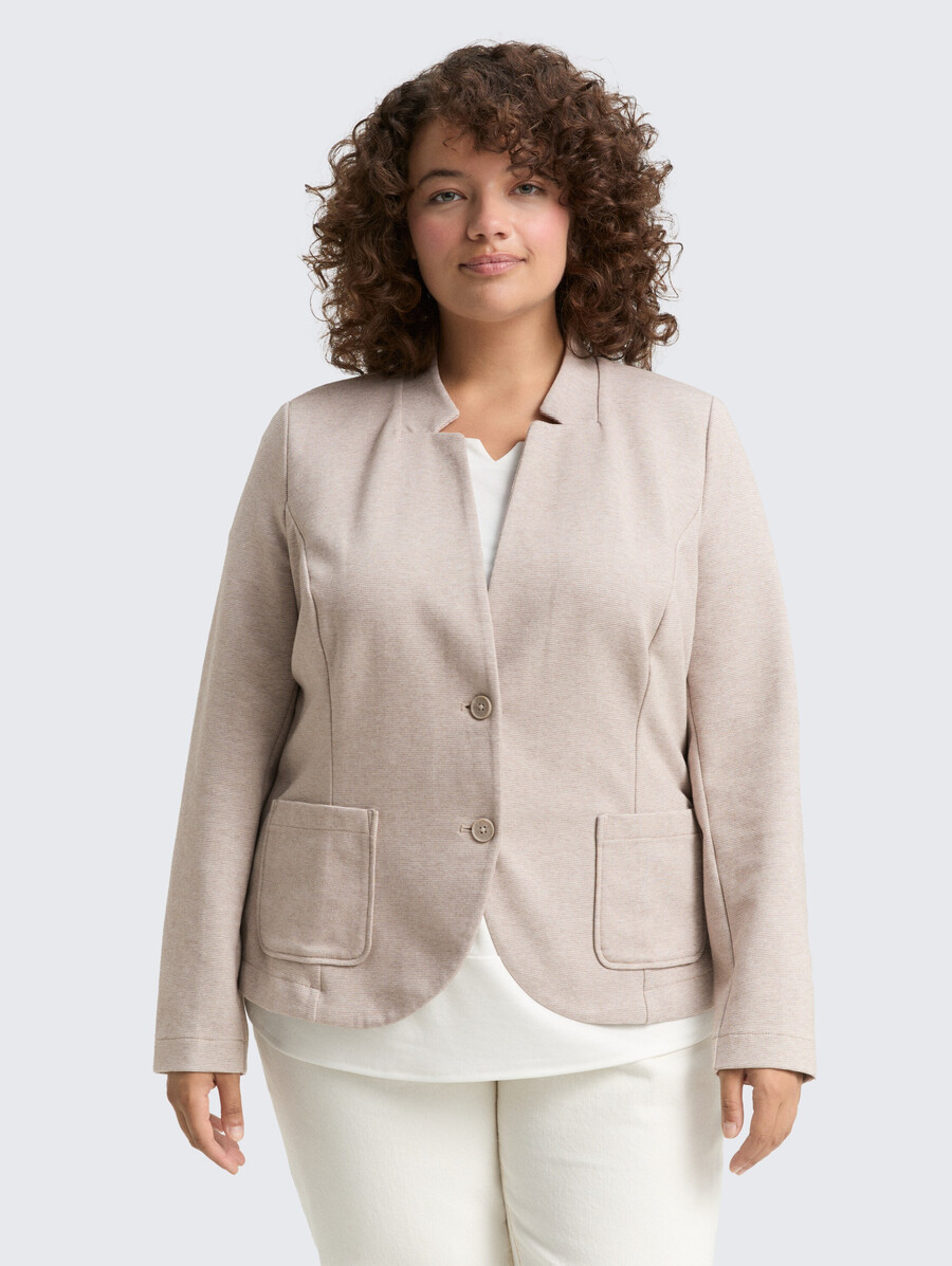 talla grande - blazer ajustado