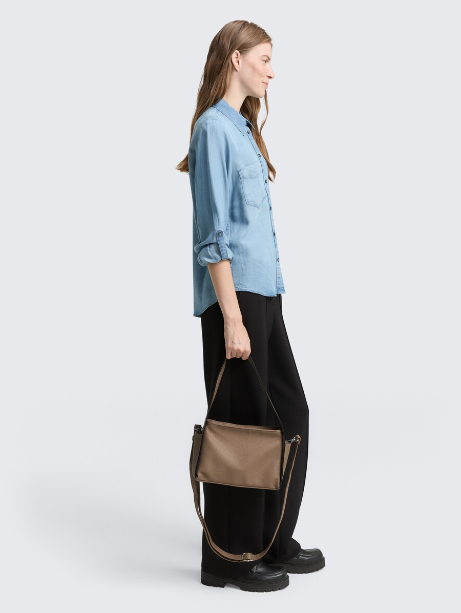 bolso de hombro de piel sintética ttrowan