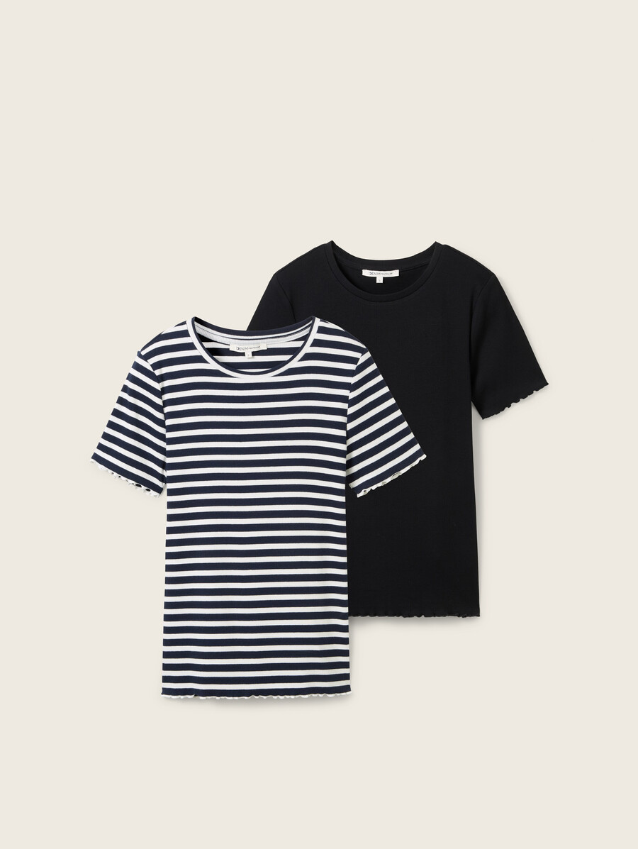 camiseta básica en pack de 2