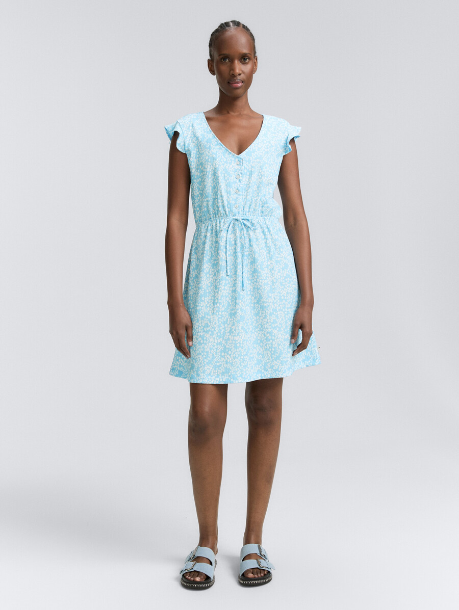 mini vestido con estampado