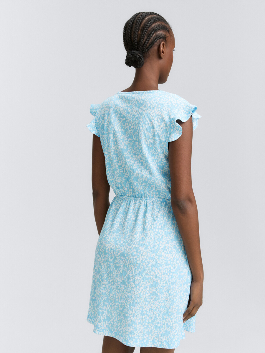 mini vestido con estampado
